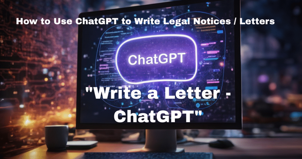 Use ChatGPT to Write Legal Letters